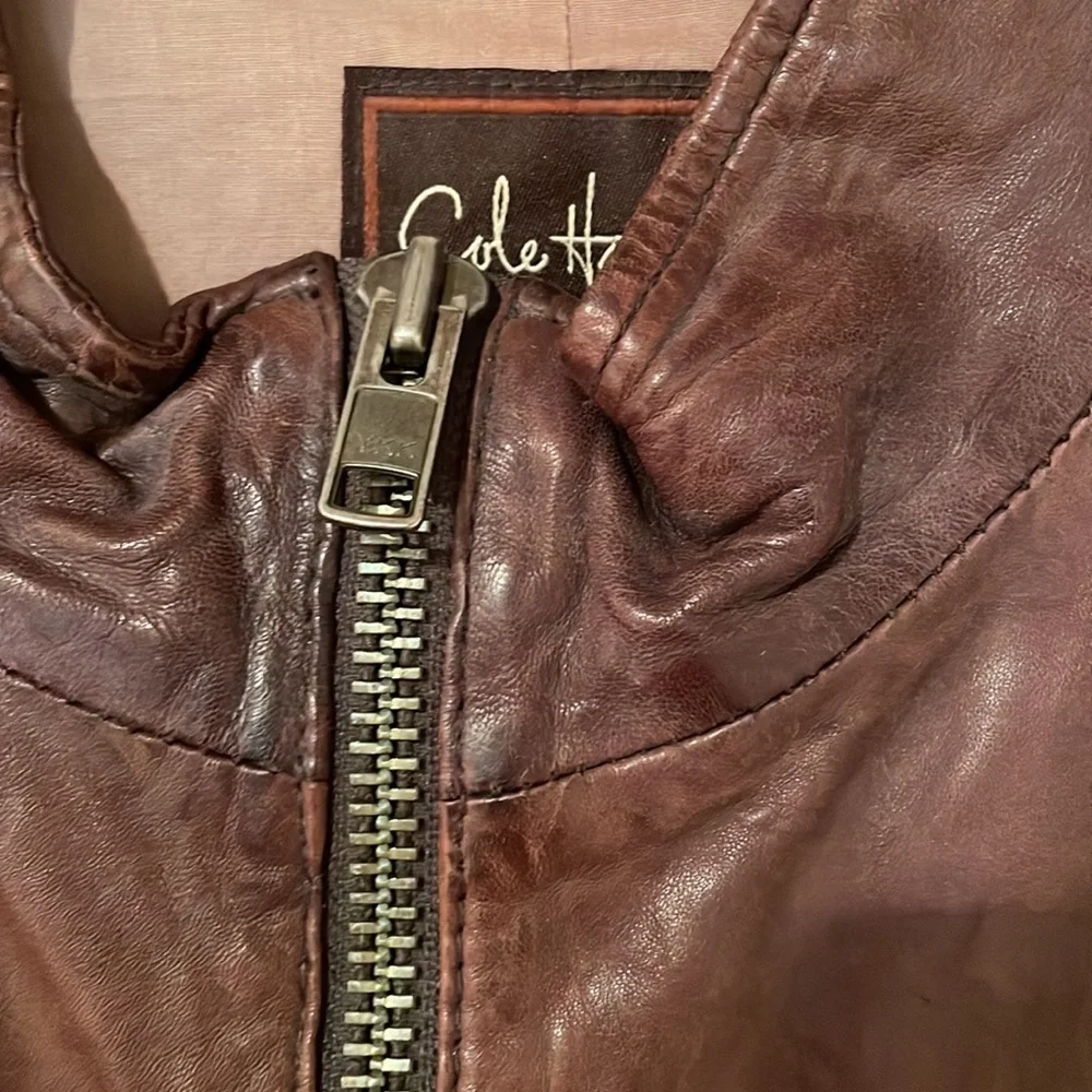 Cole Haan Mens Leather-Lambskin Jacket. Never Worn NWOT. Size XL.  Super Soft.